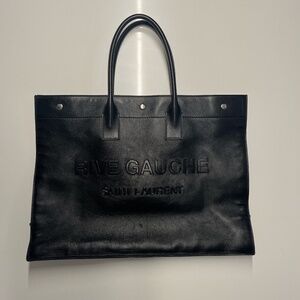 Saint Laurent Rive Gauche Leather Tote